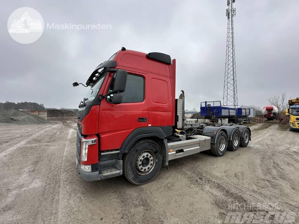 Volvo FM 420 LAXO + Lastväxlare + Betongroterare Camion portacontainer