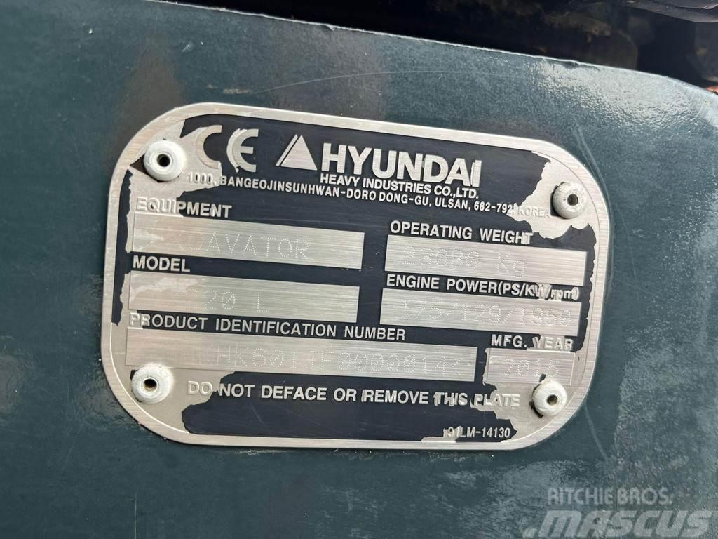 Hyundai HX 220 L ROTOTILT / AC / CENTRAL LUBRICATION / AUX Escavatori cingolati