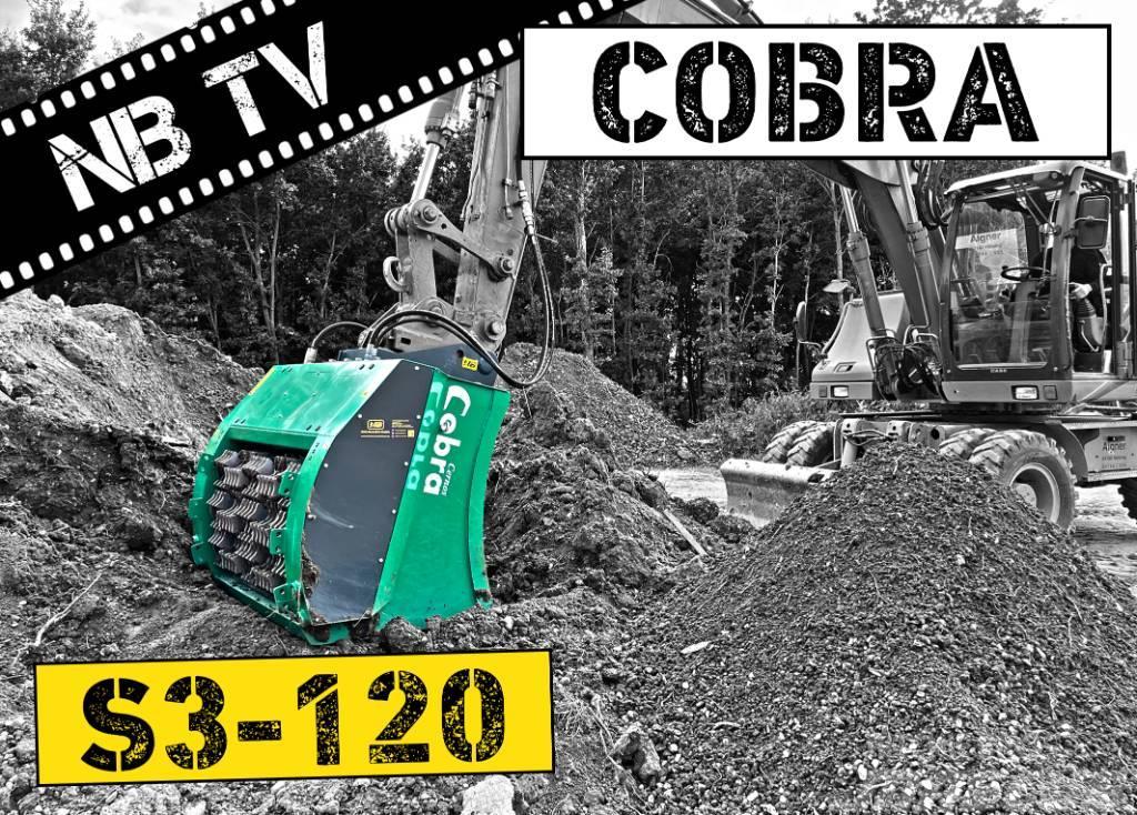 Cobra Siebschaufel S3-120 | Schaufelseparator Bagger Benne vaglianti