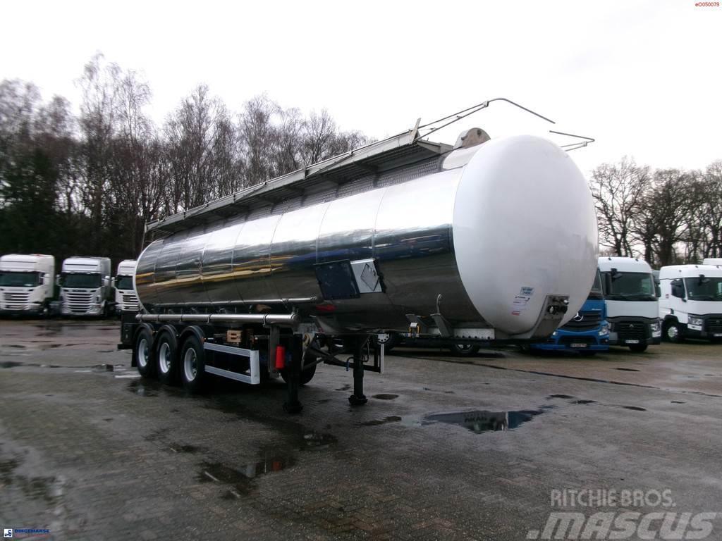 Indox Chemical tank inox L4BH 33.5 m3 / 1 comp Semirimorchi cisterna