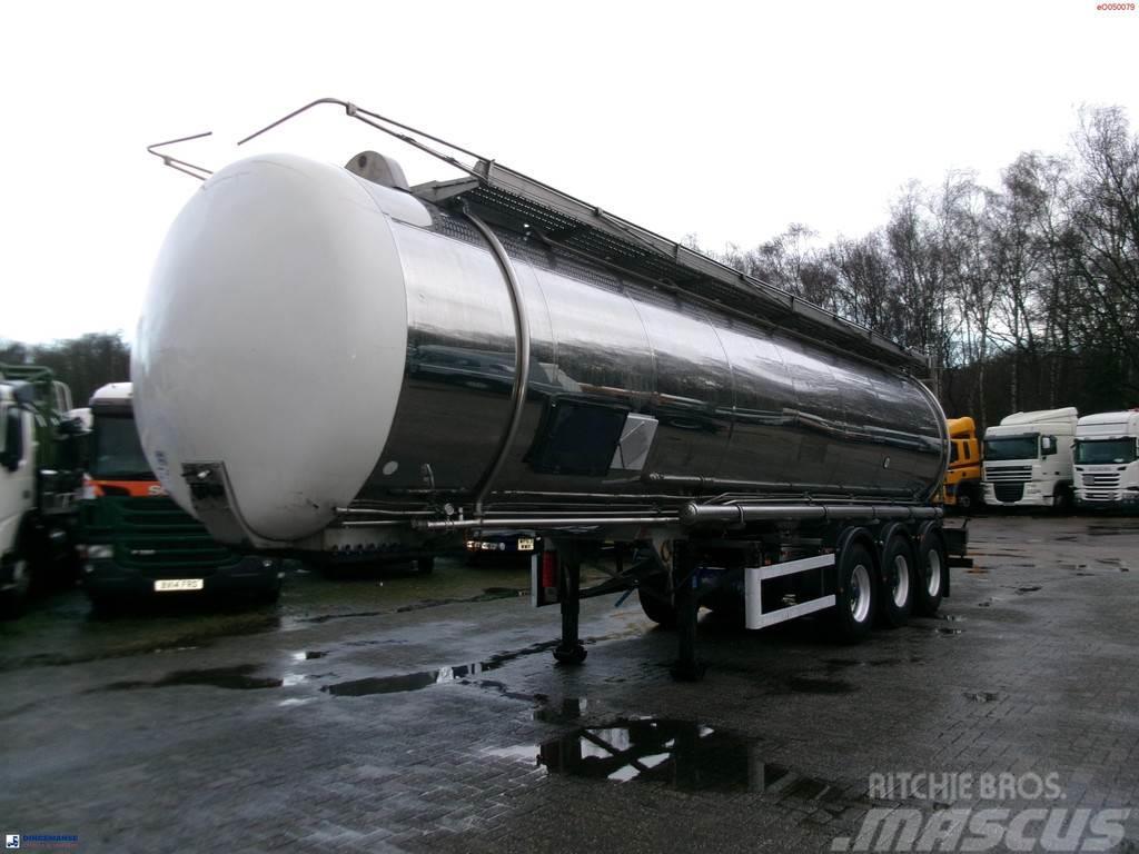 Indox Chemical tank inox L4BH 33.5 m3 / 1 comp Semirimorchi cisterna