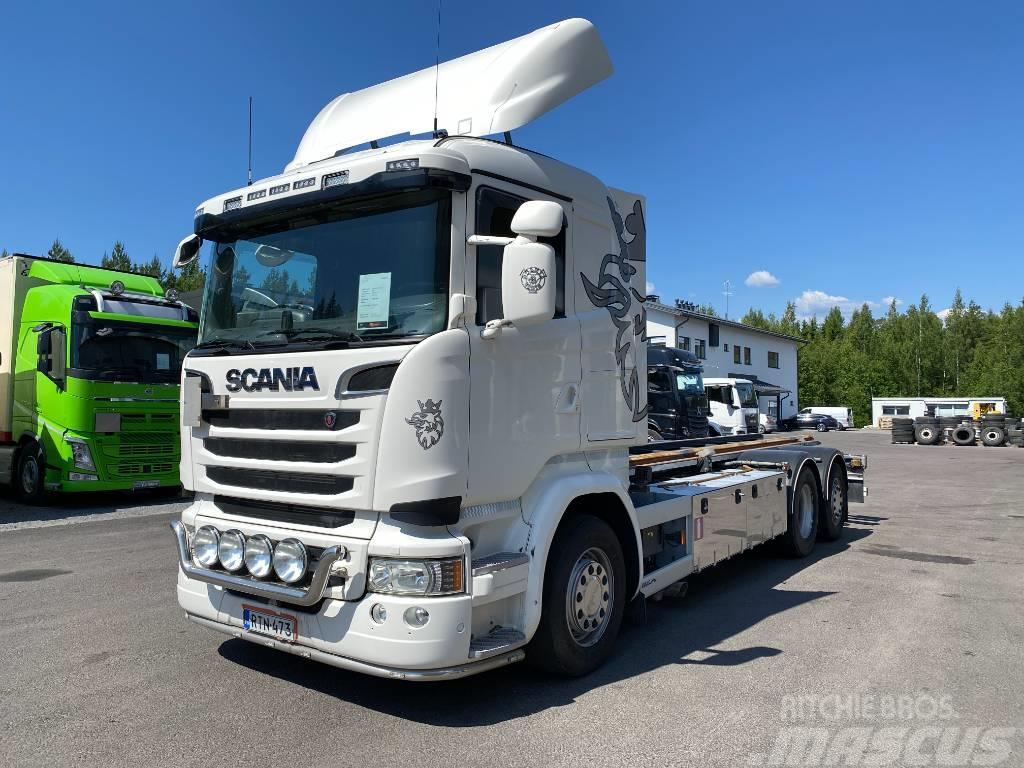 Scania R490 6x2*4 Camion portacontainer