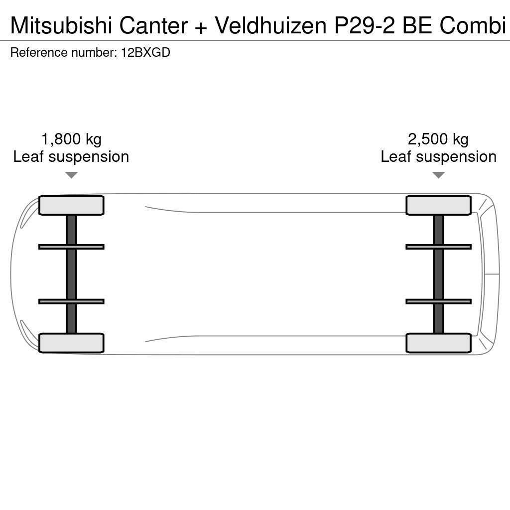 Mitsubishi Canter + Veldhuizen P29-2 BE Combi Furgoni altro
