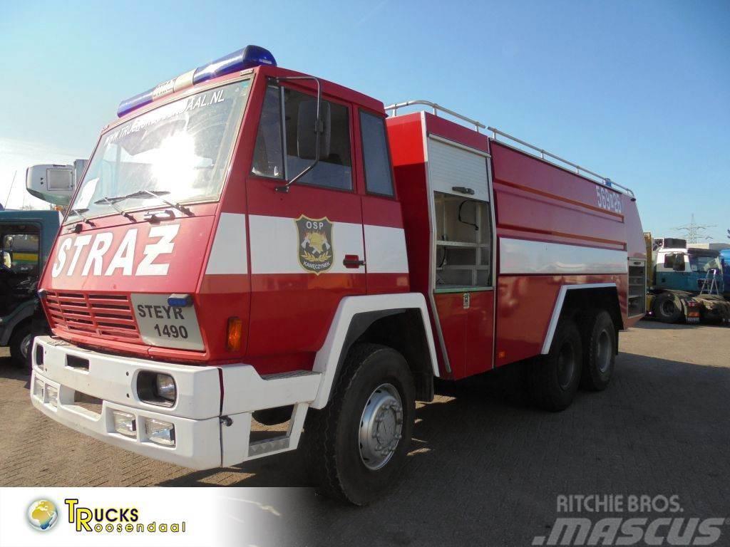 Steyr 1490 + Manual + 6X6 + 16000 L + TATRA Camion Pompieri