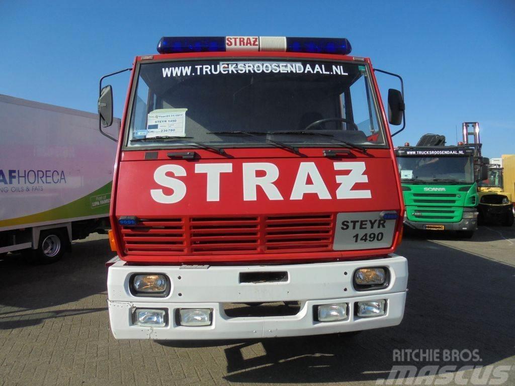 Steyr 1490 + Manual + 6X6 + 16000 L + TATRA Camion Pompieri