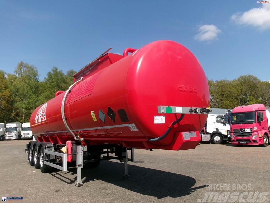 Cobo Bitumen tank inox 34 m3 / 1 comp Semirimorchi cisterna