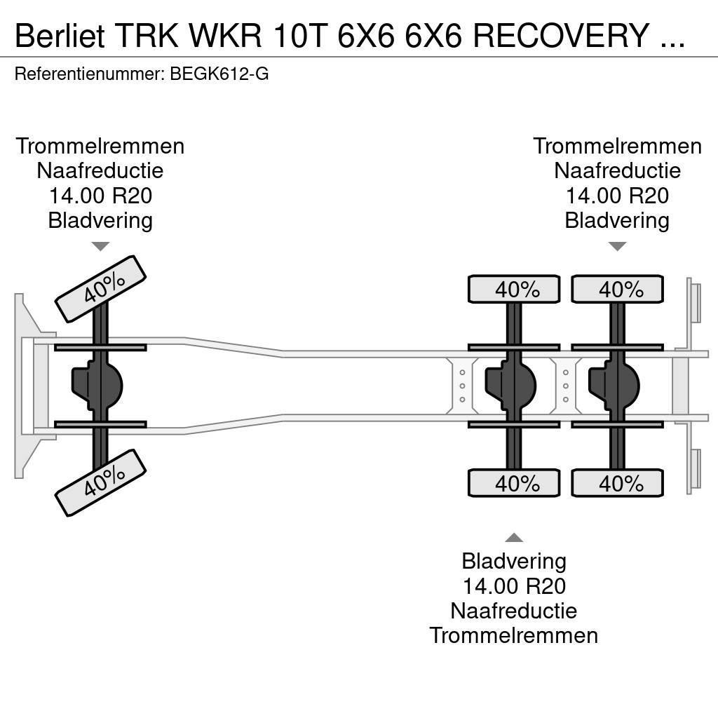 Berliet TRK WKR 10T 6X6 6X6 RECOVERY TRUCK 8589 KM Carroattrezzi