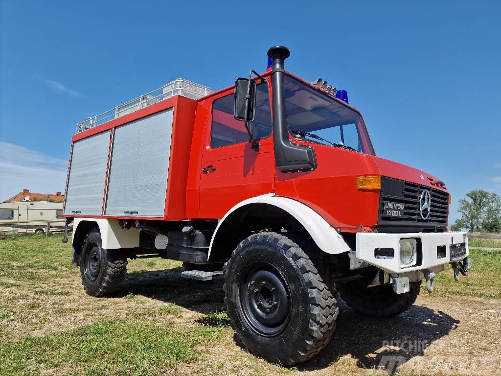 Mercedes-Benz Unimog U1300L Turbo Feuerwehr Carroattrezzi
