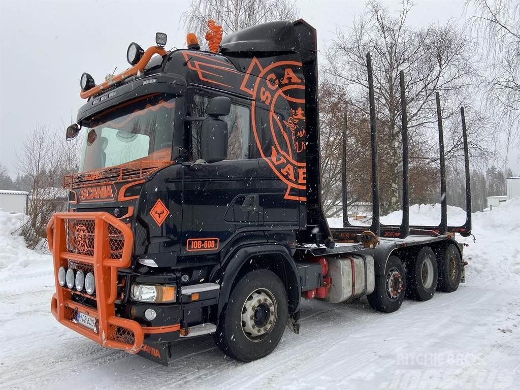 Scania R-serie Rautajouset ja keppivaihteet Camion trasporto legname
