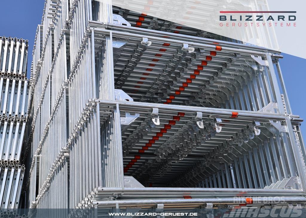  162,71 m² Neues Blizzard Stahlgerüst Blizzard S70 Ponteggi e impalcature