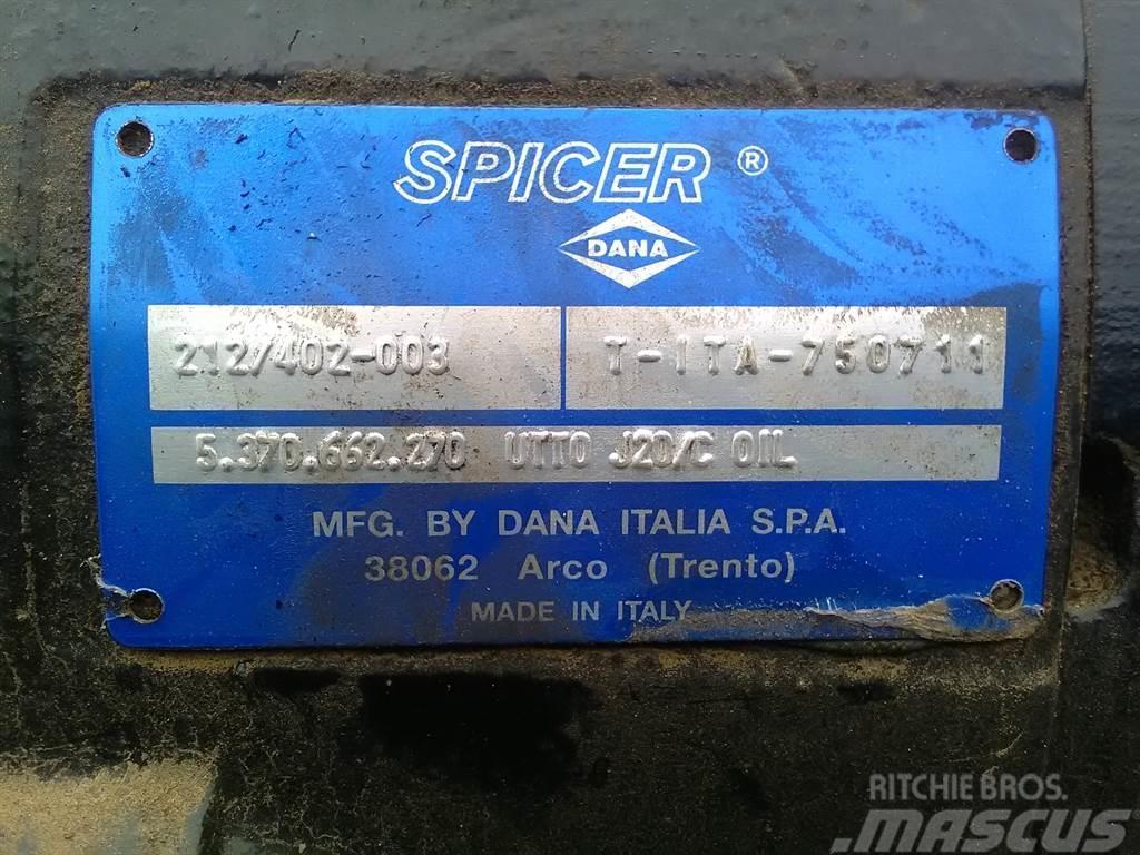 Spicer Dana 212/402-003 - Axle/Achse/As Assi