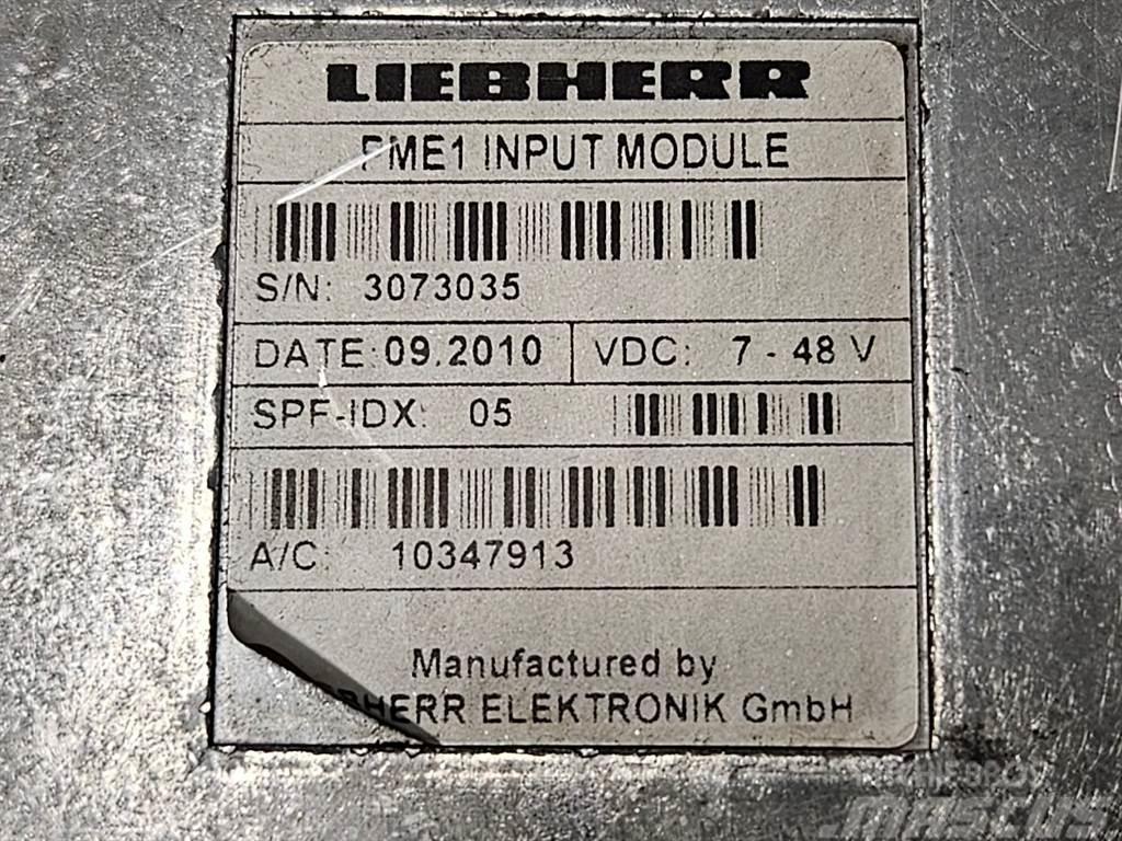 Liebherr LH80-10347913-PME1 INPUT-Control box/Steuermodul Componenti elettroniche