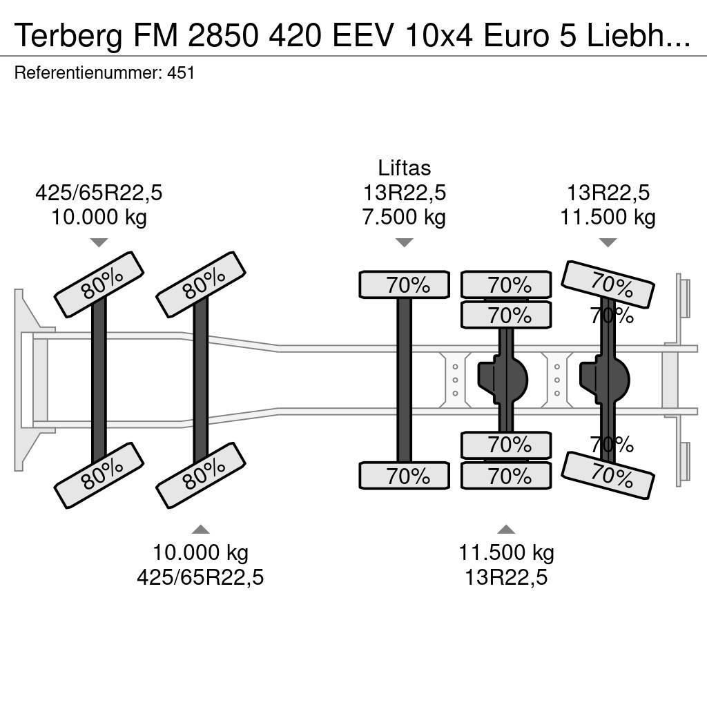 Terberg FM 2850 420 EEV 10x4 Euro 5 Liebherr 15 Kub Mixer Betoniere