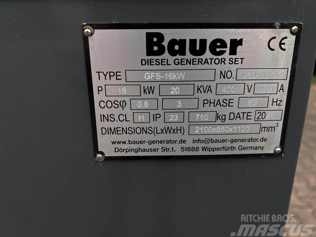 Bauer GFS 20 KVA Generatori diesel