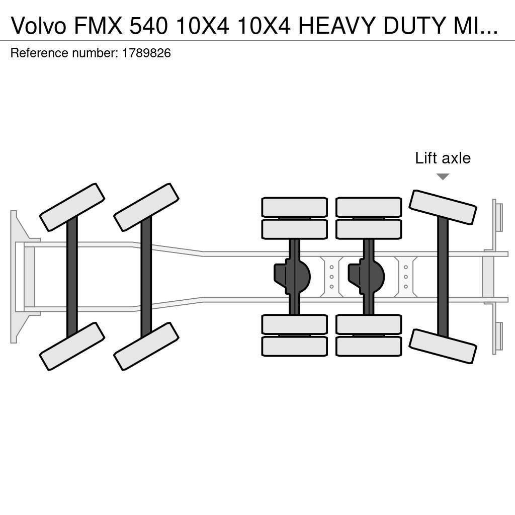Volvo FMX 540 10X4 10X4 HEAVY DUTY MINING KH KIPPER/TIPP Camion ribaltabili