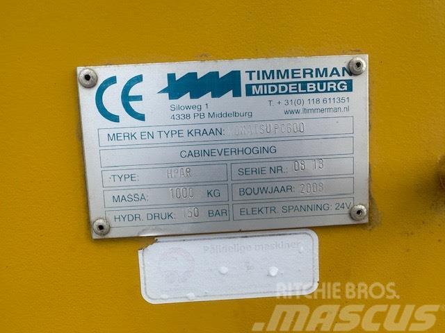 Komatsu PC 600-8 LIFTING CAB Cabine e interni