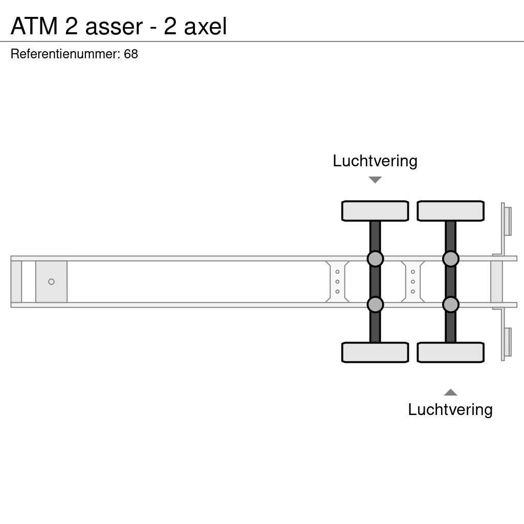 ATM 2 asser - 2 axel Semirimorchi a cassone ribaltabile