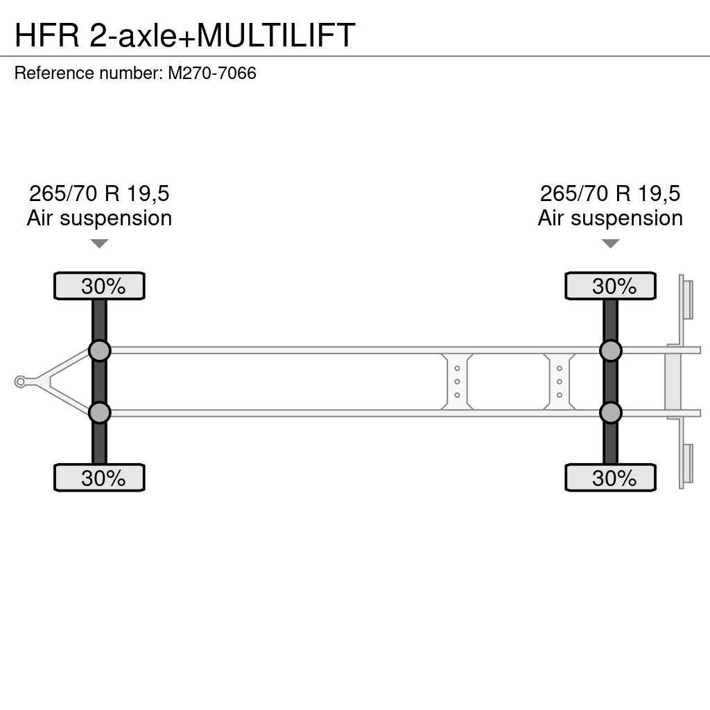HFR 2-axle+MULTILIFT Altri rimorchi