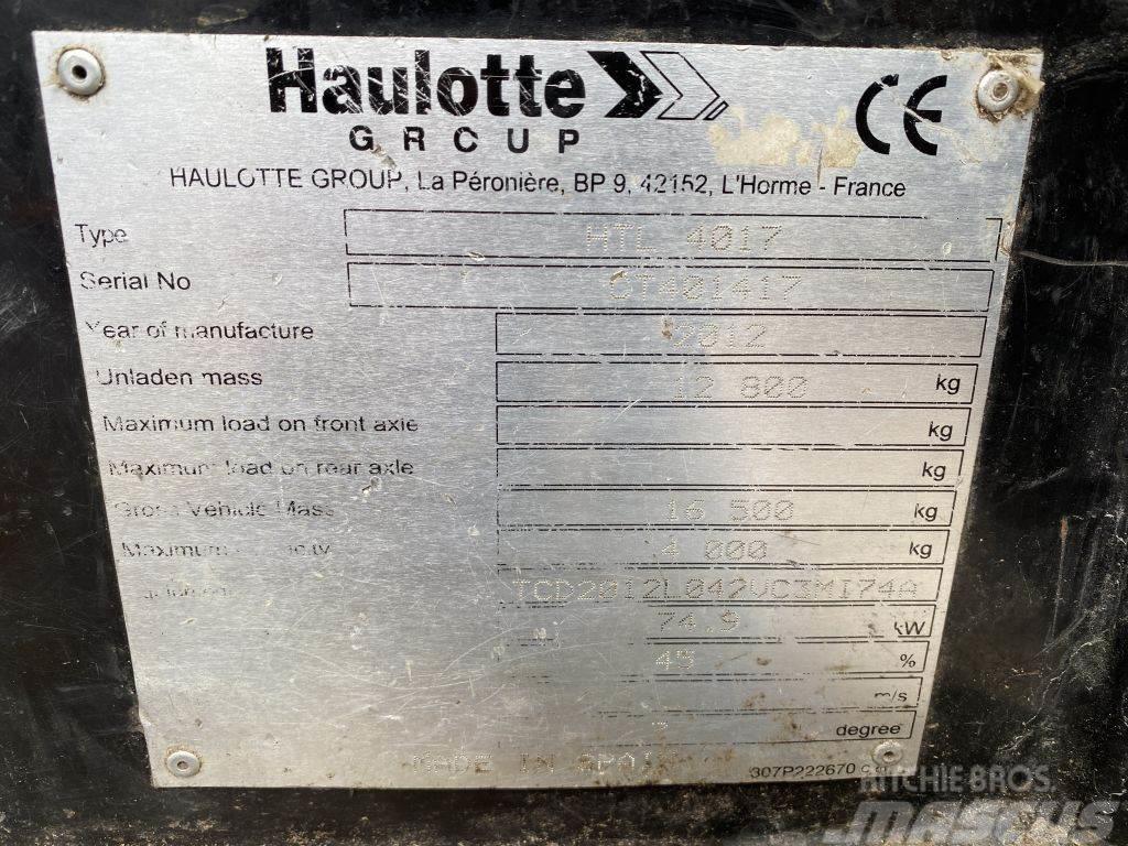 Haulotte HTL 4017 - 4X4X4 - 5.617 HOURS - 17 METER - 4.000 Sollevatori telescopici