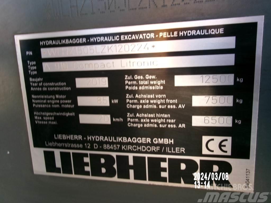 Liebherr A 910 Compact Litronic Escavatori gommati
