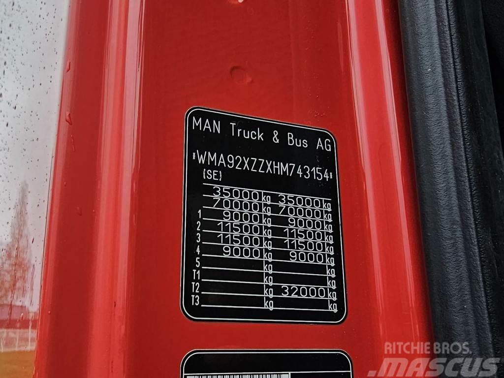 MAN TGX 35.500 8x4-4 / HOOKLIFT / ABROLKIPPER Camion con gancio di sollevamento