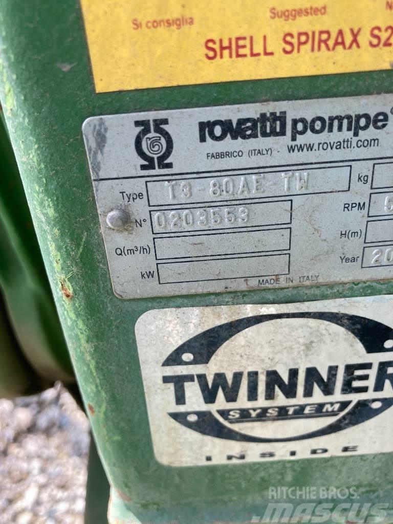 Rovatti T3 80 AE TW Pompe di irrigazione