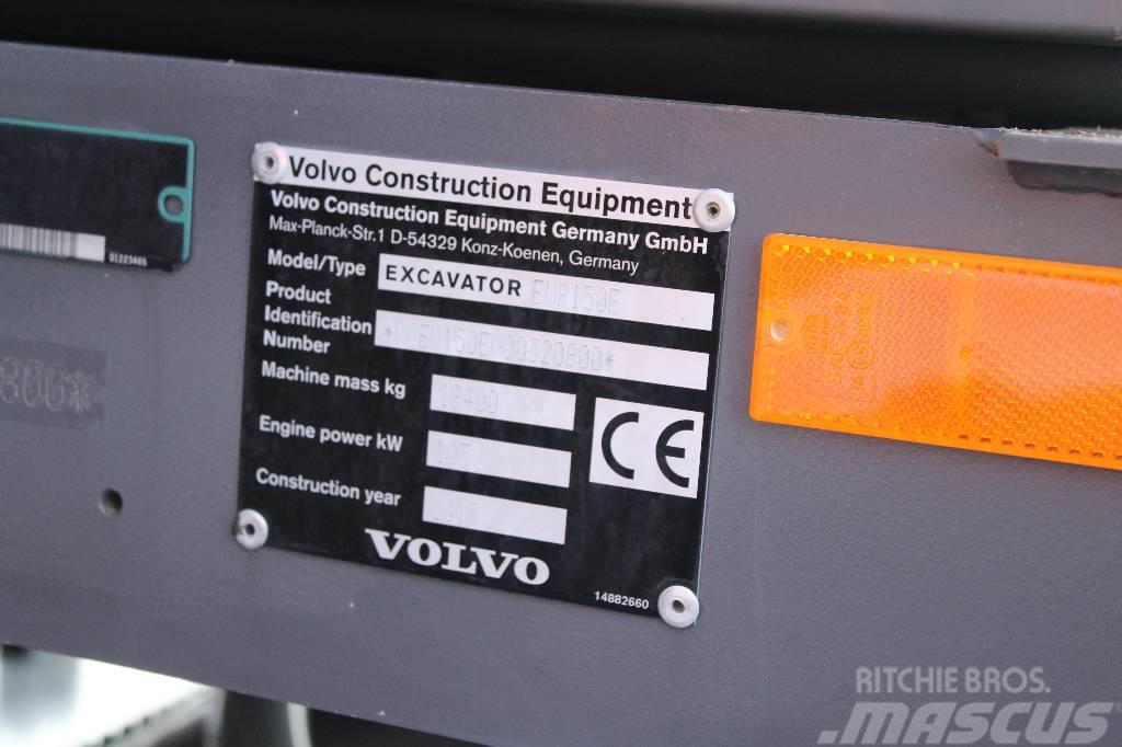 Volvo EWR 150 E / Engcon, Leica 3D, Rasvari, ym! Escavatori gommati