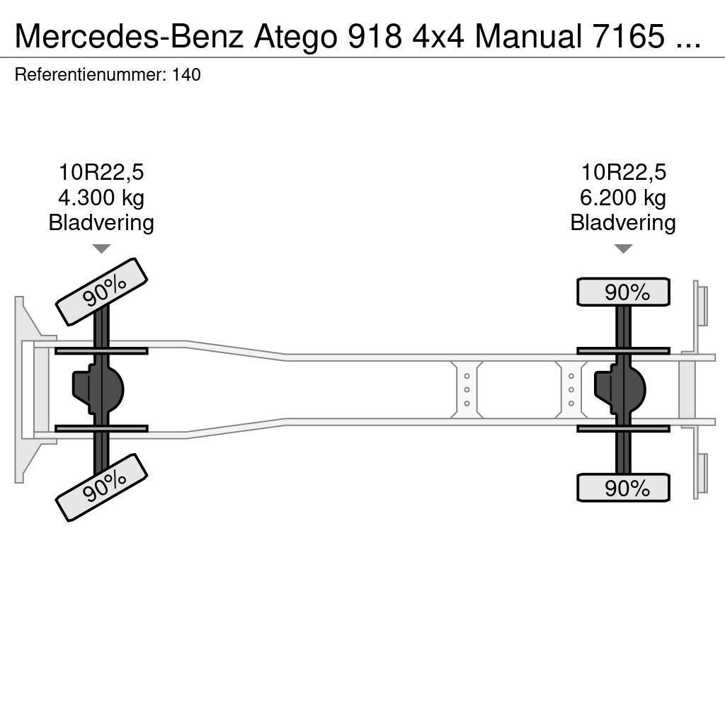 Mercedes-Benz Atego 918 4x4 Manual 7165 KM Generator Firetruck C Camion Pompieri