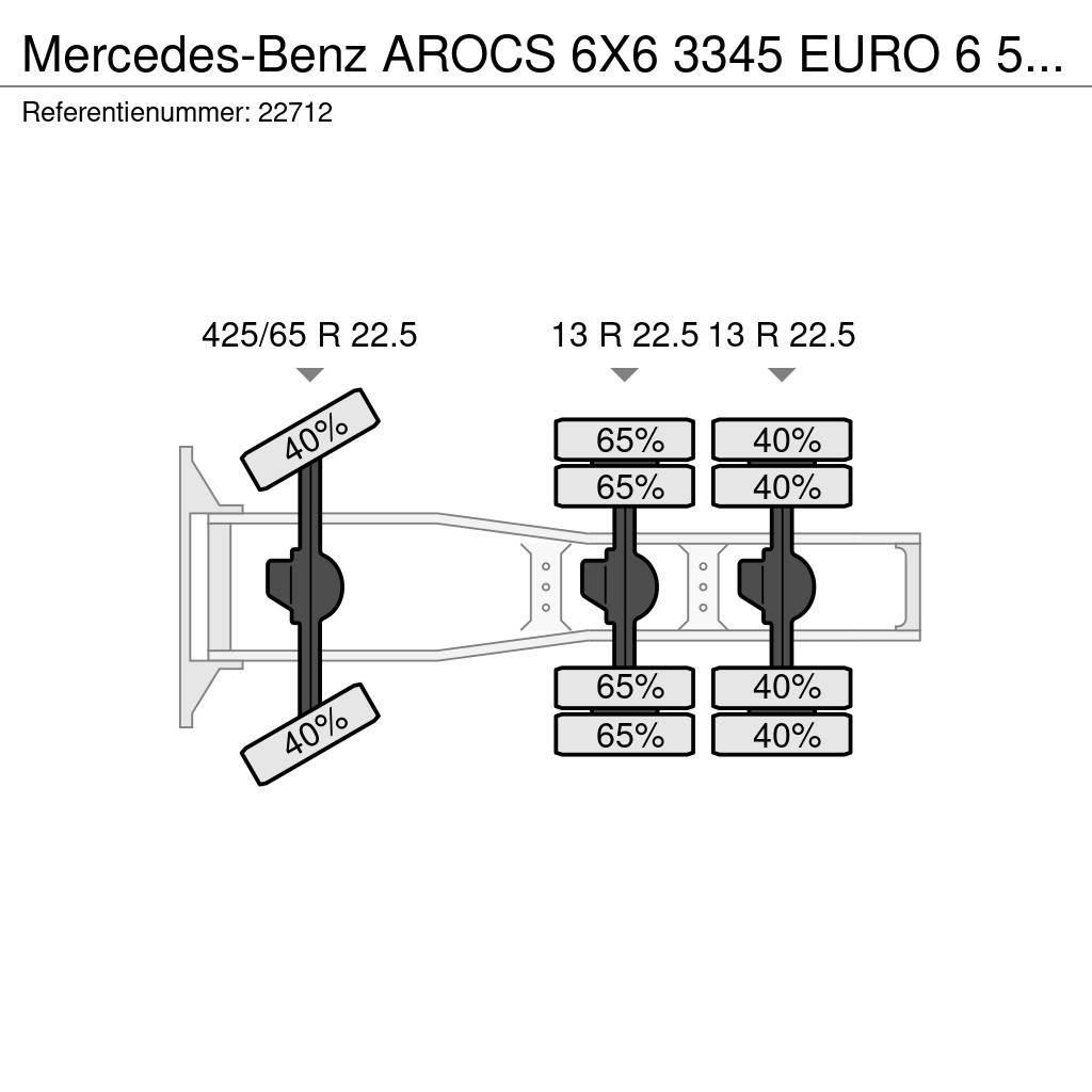 Mercedes-Benz AROCS 6X6 3345 EURO 6 535.400KM Motrici e Trattori Stradali