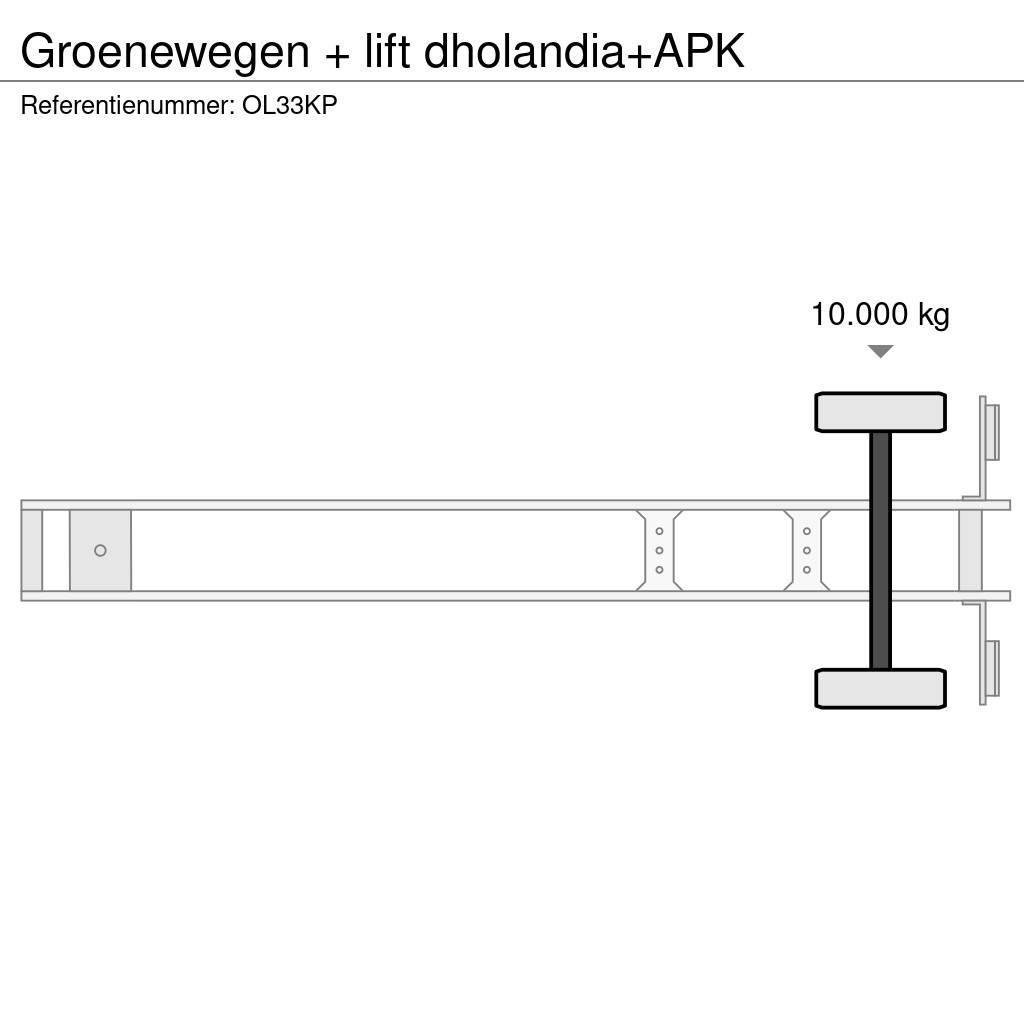 Groenewegen + lift dholandia+APK Semirimorchi a cassone chiuso