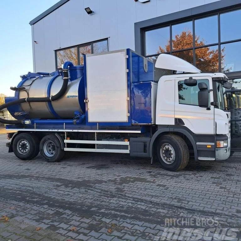 Scania P360 Amphitec flex-loader Camion autospurgo