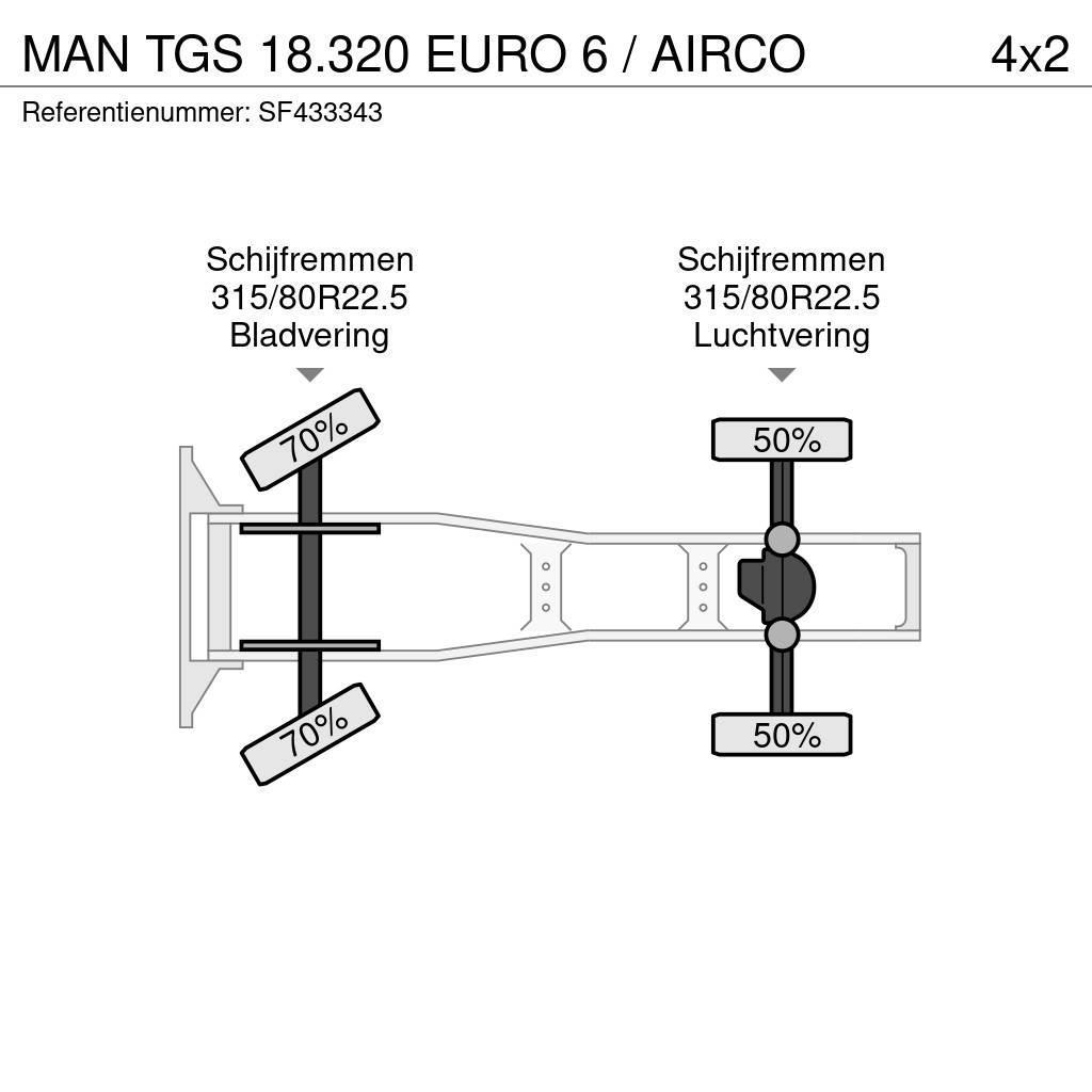 MAN TGS 18.320 EURO 6 / AIRCO Motrici e Trattori Stradali