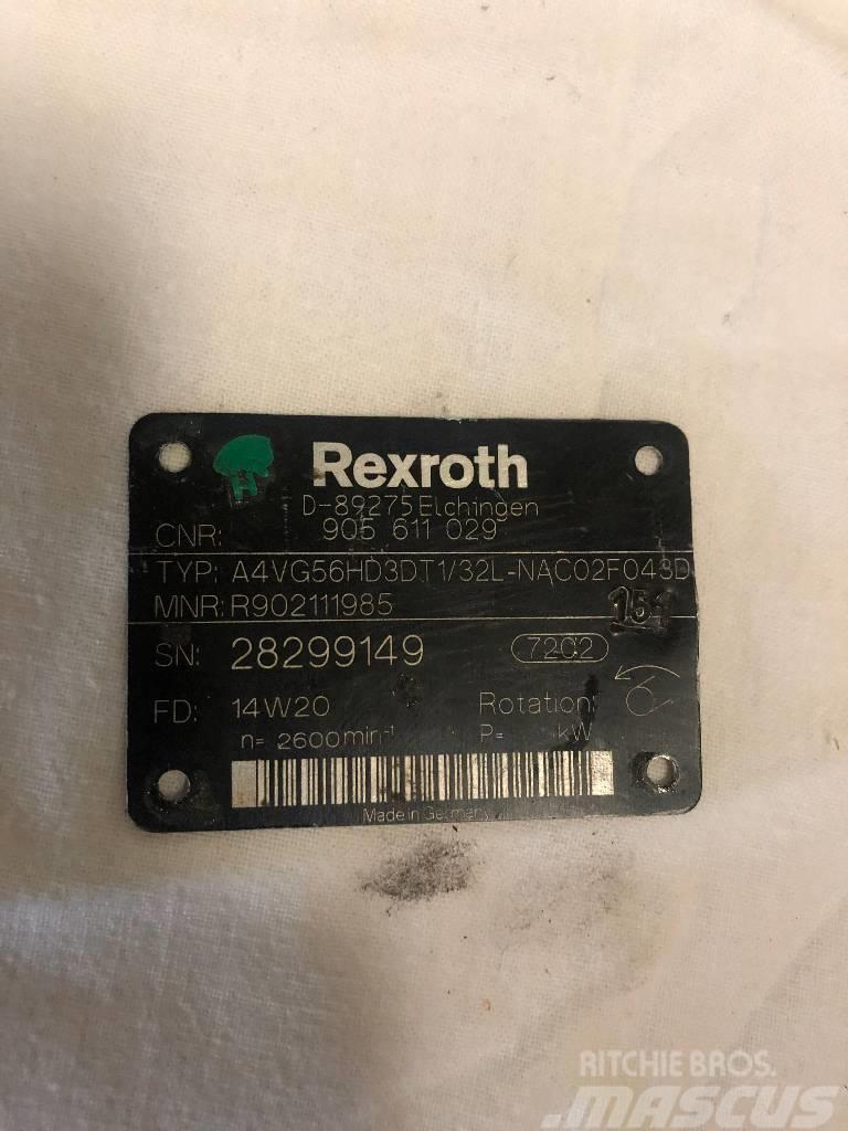 Rexroth A4VG56HD3DT1/32L-NAC02FO43D Altri componenti