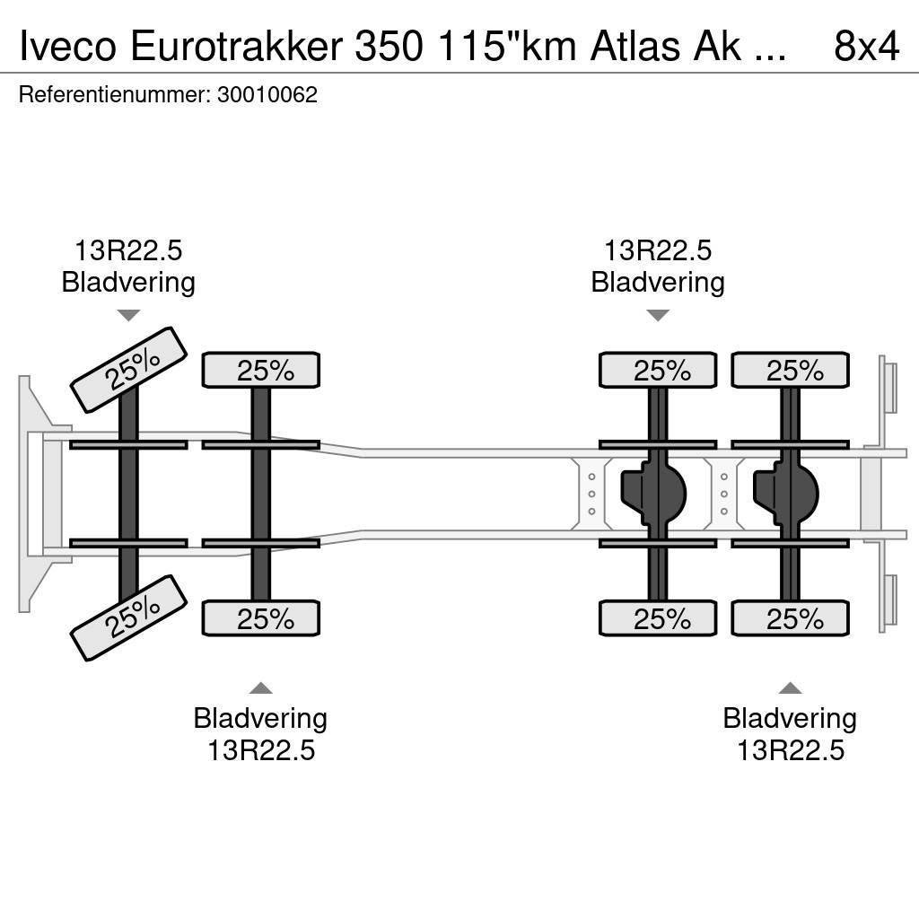 Iveco Eurotrakker 350 115"km Atlas Ak 2001v-A2 Autogru