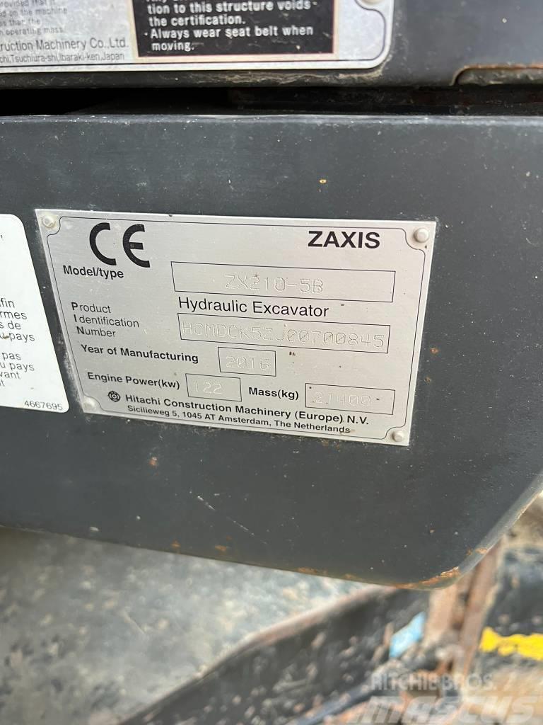 Hitachi ZX210LC Escavatori cingolati