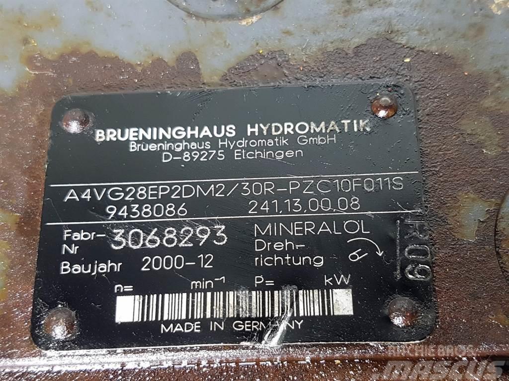Brueninghaus Hydromatik A4VG28EP2DM2/30R-R909438086-Drive pump/Fahrpumpe Componenti idrauliche