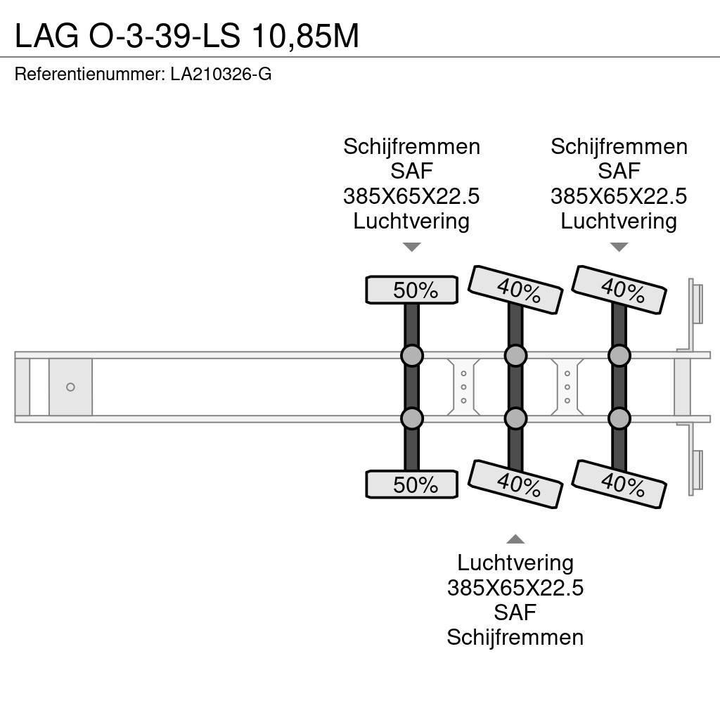 LAG O-3-39-LS 10,85M Semirimorchio a pianale