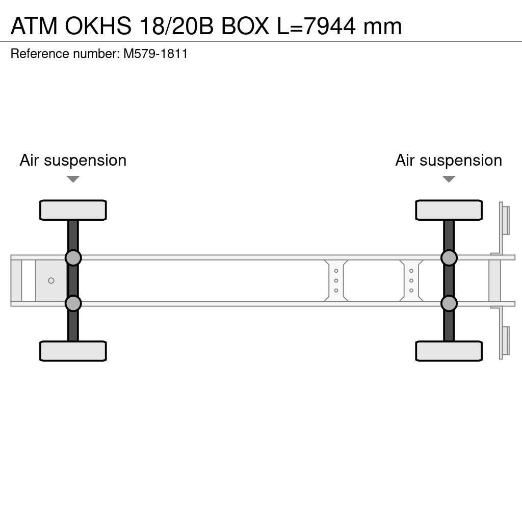ATM OKHS 18/20B BOX L=7944 mm Semirimorchi a cassone ribaltabile