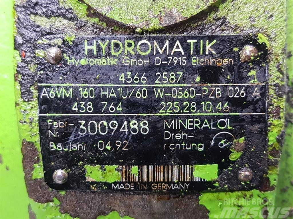Hydromatik A6VM160HA1U/60W-R909438764-Drive motor/Fahrmotor Componenti idrauliche