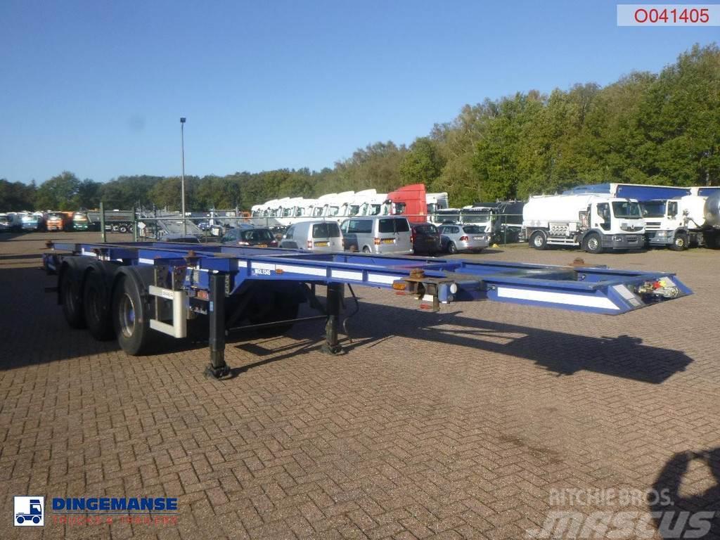 Dennison 3-axle container trailer 20-30-40-45 ft Semirimorchi portacontainer