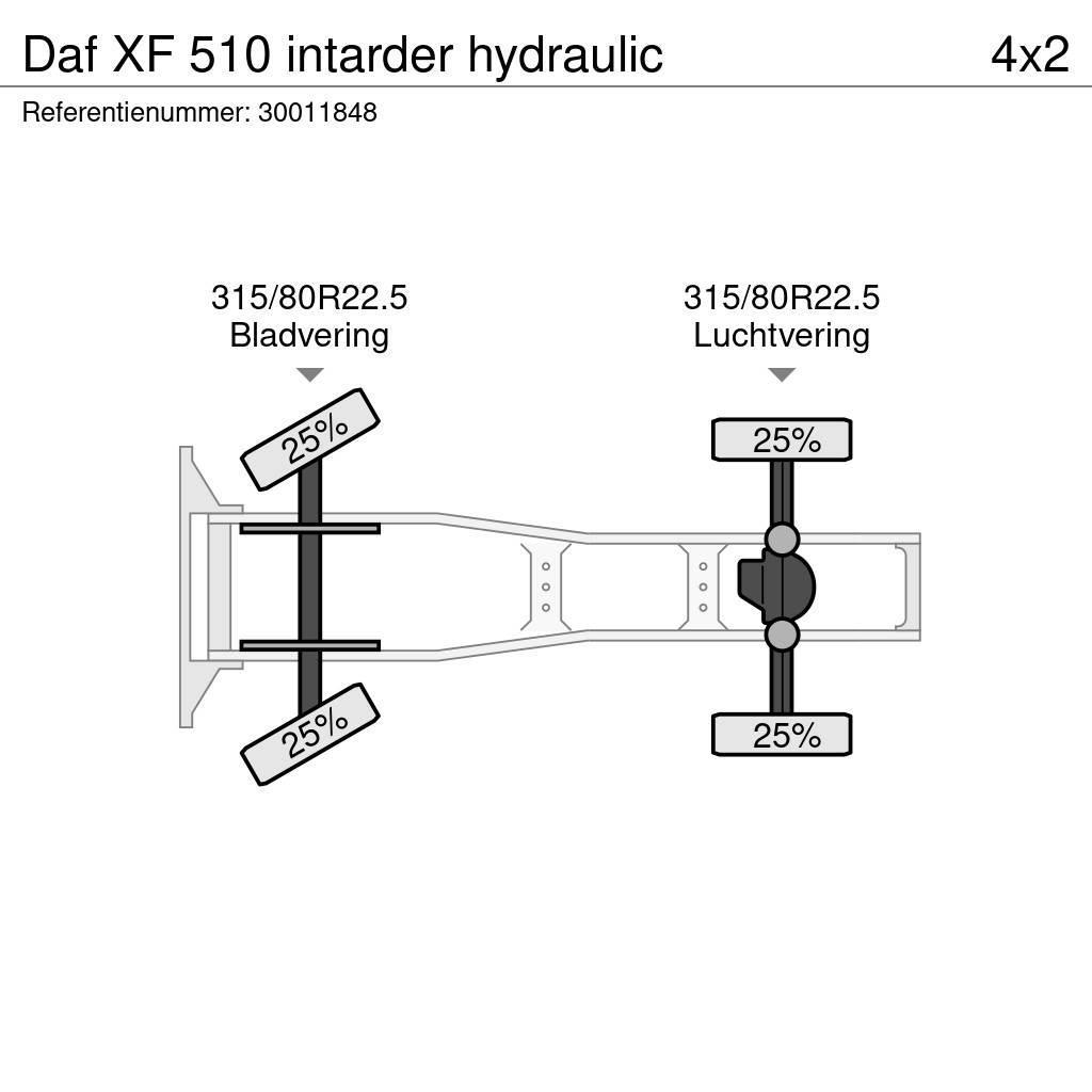 DAF XF 510 intarder hydraulic Motrici e Trattori Stradali