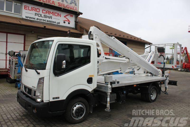 Nissan Cabstar Multitel MX250 - 25 m bucket truck boom li Piattaforme autocarrate
