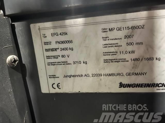 Jungheinrich EFG 425 K Carrelli elevatori elettrici