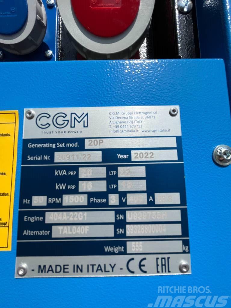 CGM 20P - Perkins 22 KVA generator Generatori diesel
