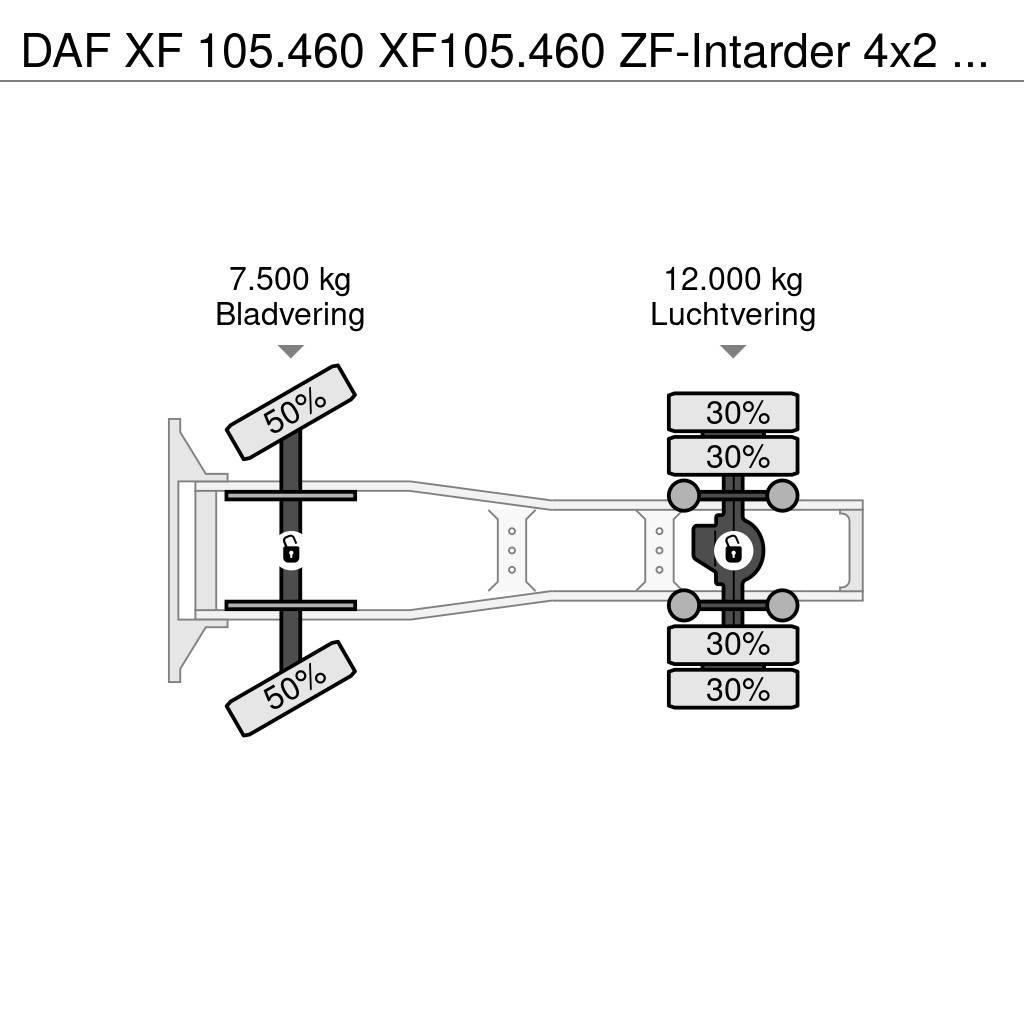 DAF XF 105.460 XF105.460 ZF-Intarder 4x2 Automatik Eur Motrici e Trattori Stradali