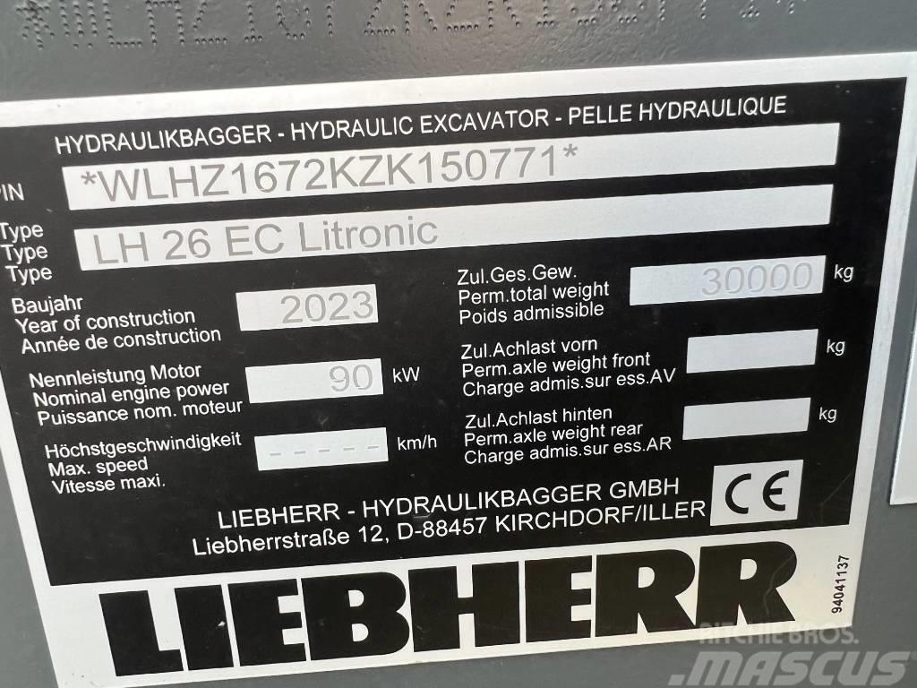 Liebherr LH26 EC Escavatori cingolati
