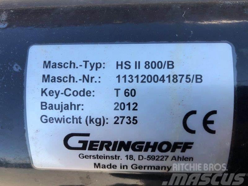 Geringhoff HS II 800 B Accessori per mietitrebbiatrici