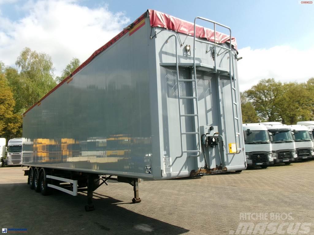 Kraker Walking floor trailer alu 90 m3 CF-200 Semirimorchio a pianale