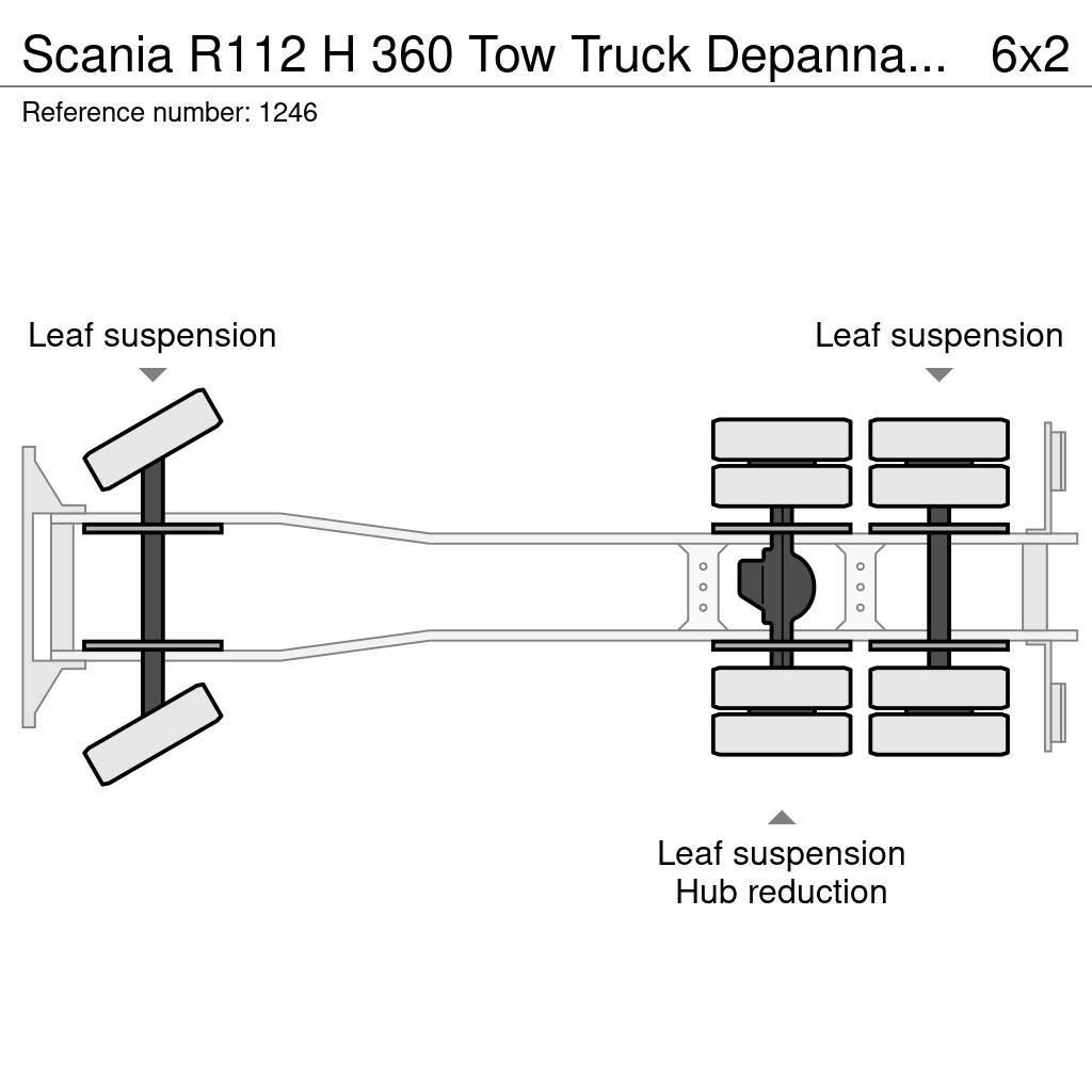 Scania R112 H 360 Tow Truck Depannage Crane Winch Remote Carroattrezzi