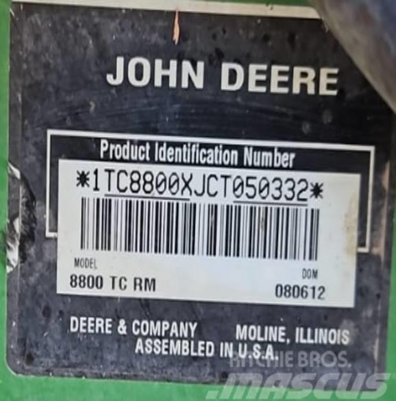 John Deere 8800 TC RM TerrainCut Trattorini tagliaerba